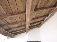 Charpente &agrave; partir de ch&ecirc;ne ancien