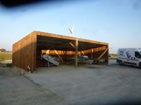 hangar bois ( Vendée Naissain )